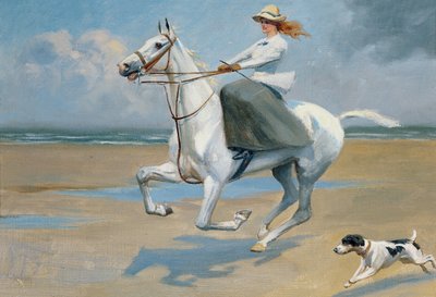Riding on the Strand by Frank P. Stonelake